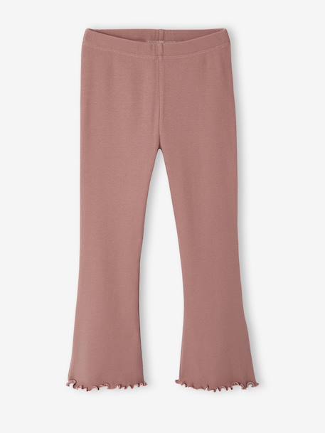 Ensemble sweat imprimé et legging flare fille bois de rose+marine 7 - vertbaudet enfant 