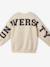 Sweat University fille lettres glitter au dos écru 7 - vertbaudet enfant 