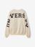Sweat University fille lettres glitter au dos écru 5 - vertbaudet enfant 