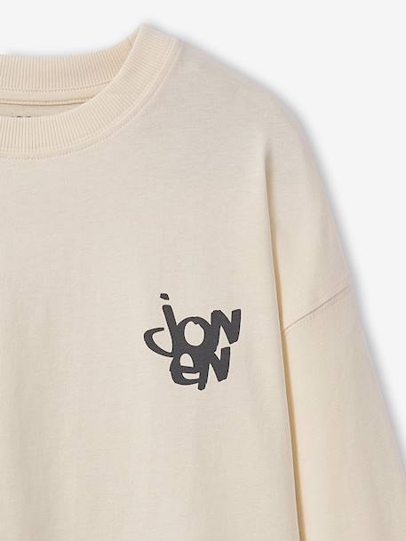 Lot de 2 t-shirts garçon oversize effet délavé écru 6 - vertbaudet enfant 