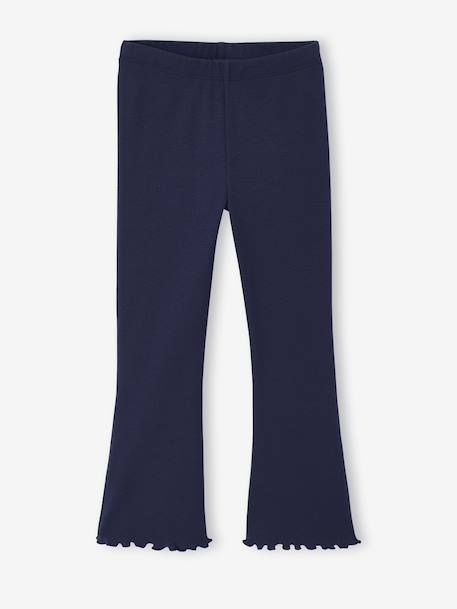 Ensemble sweat imprimé et legging flare fille bois de rose+marine 15 - vertbaudet enfant 