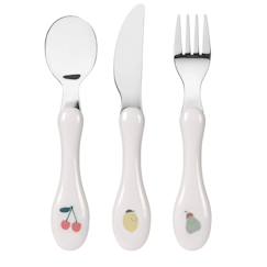 Puériculture-Lot de 3 couverts happy fruits