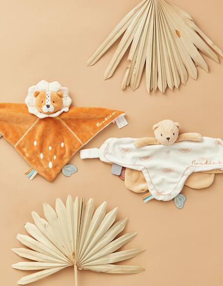Doudou kendi en veloudoux Ecru 2 - vertbaudet enfant 