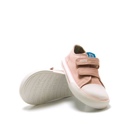 Sneakers filles synthétique fermeture adhésive barefoot Beige+Nude 12 - vertbaudet enfant 