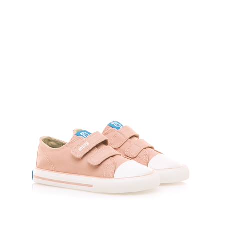 Sneakers filles synthétique fermeture adhésive barefoot Beige+Nude 11 - vertbaudet enfant 