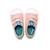 Sneakers filles synthétique fermeture adhésive barefoot Beige+Nude 10 - vertbaudet enfant 