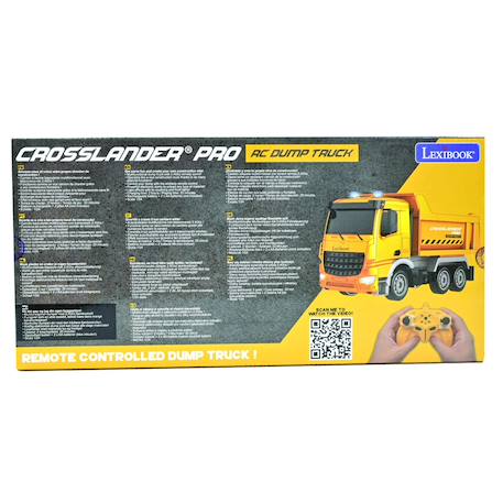 Crosslander pro camion de chantier télécommandé Jaune 4 - vertbaudet enfant 