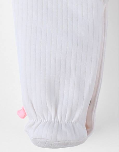 Pyjama bébé jersey fantaisie Ecru 4 - vertbaudet enfant 