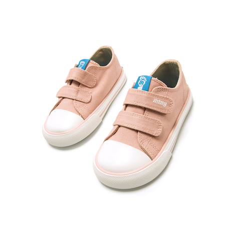 Sneakers filles synthétique fermeture adhésive barefoot Beige+Nude 8 - vertbaudet enfant 