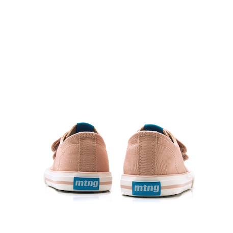 Sneakers filles synthétique fermeture adhésive barefoot Beige+Nude 9 - vertbaudet enfant 