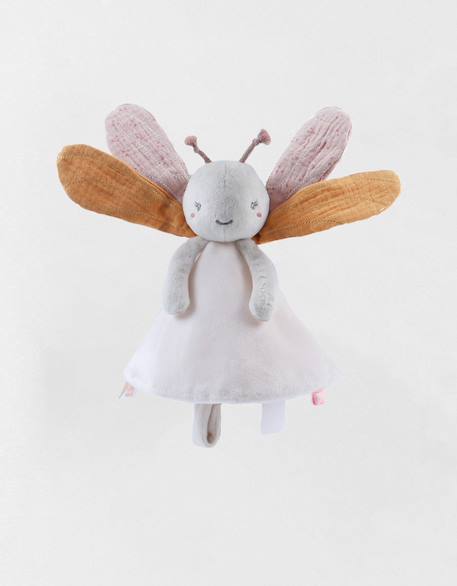 Doudou libellule louli Ecru 1 - vertbaudet enfant 