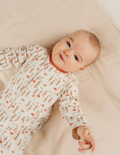 Lot de 2 pyjamas bébé jersey Ecru 2 - vertbaudet enfant 