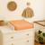 Housse de matelas à langer en coton bio Blanc+Fraise+Honey+Rose+Vert+Vichy 34 - vertbaudet enfant 
