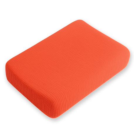 Housse de matelas à langer en coton bio Blanc+Fraise+Honey+Rose+Vert+Vichy 7 - vertbaudet enfant 
