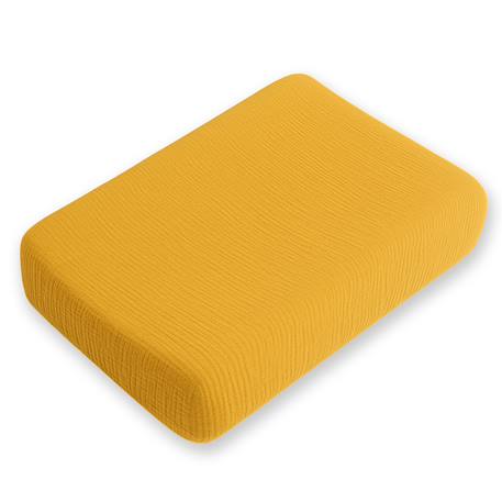 Housse de matelas à langer en coton bio Blanc+Fraise+Honey+Rose+Vert+Vichy 13 - vertbaudet enfant 