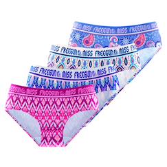 Lot de 4 culottes  ethnic  - vertbaudet enfant