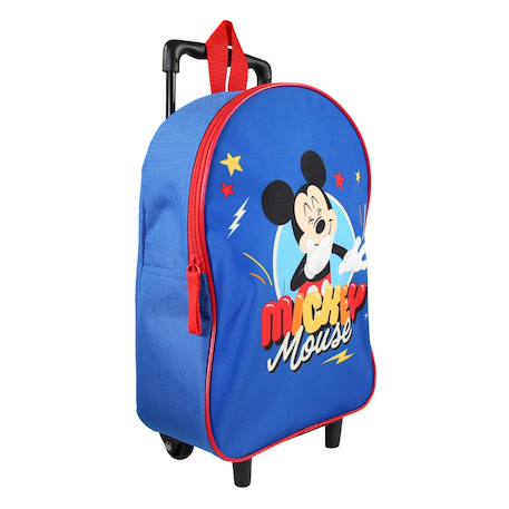 Sac à dos à roulettes mickey Bleu 2 - vertbaudet enfant 