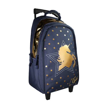 Sac à dos à roulettes cybel Bleu 2 - vertbaudet enfant 