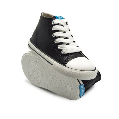 Sneakers filles synthétique lacets barefoot Noir 4 - vertbaudet enfant 