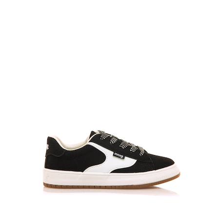 Sneakers garçon synthétique lacets Noir 1 - vertbaudet enfant 