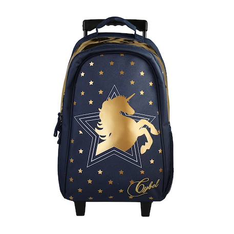 Sac à dos à roulettes cybel Bleu 1 - vertbaudet enfant 