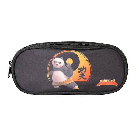 Trousse scolaire rectangulaire kung fu panda Noir 1 - vertbaudet enfant 