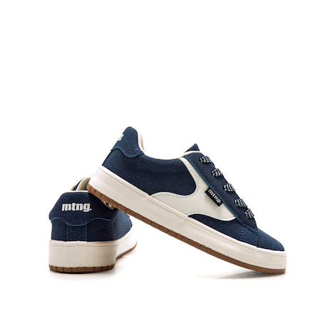 Sneakers garçon synthétique lacets Blue+Noir 3 - vertbaudet enfant 