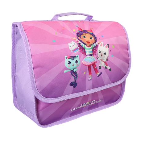 Cartable scolaire maternelle gabby et la maison magique Violet 2 - vertbaudet enfant 