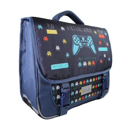Cartable scolaire primaire  phileas - jeux vidéos Bleu 2 - vertbaudet enfant 