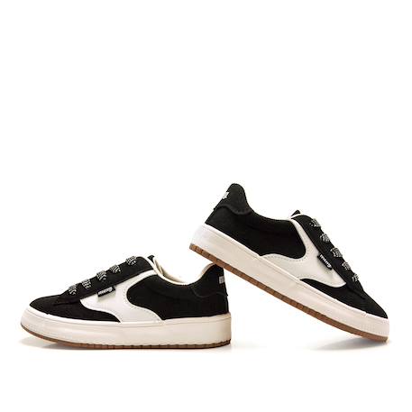Sneakers garçon synthétique lacets Noir 6 - vertbaudet enfant 