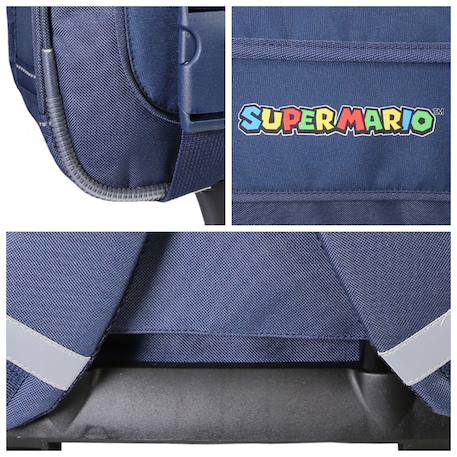 Cartable à roulettes super mario école primaire Bleu 6 - vertbaudet enfant 