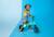 Draisienne d'apprentissage évolutive junior Bleu+Vert+Vert 1 14 - vertbaudet enfant 