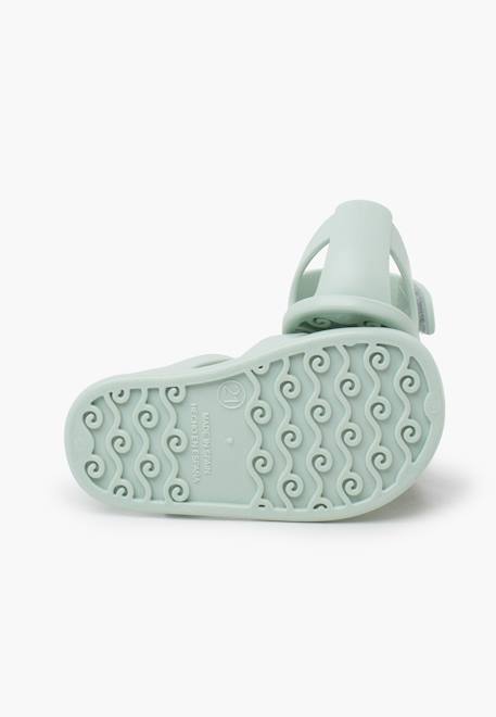 Sandales plastique semelle fine nemo fermeture à scratch Dijon+Ivoire+Menthe+Océan+Rose+Rose pâle+Sable+Sauge 15 - vertbaudet enfant 