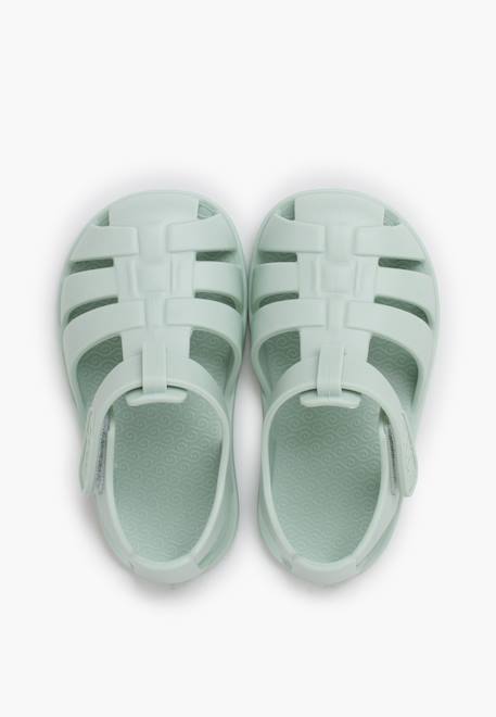 Sandales plastique semelle fine nemo fermeture à scratch Dijon+Ivoire+Menthe+Océan+Rose+Rose pâle+Sable+Sauge 17 - vertbaudet enfant 
