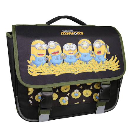 Cartable scolaire primaire les minions Noir 2 - vertbaudet enfant 