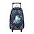 Sac à dos à roulettes cybel cheval licorne Bleu 1 - vertbaudet enfant 