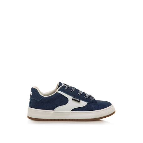 Sneakers garçon synthétique lacets Blue+Noir 1 - vertbaudet enfant 