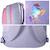 Sac à dos scolaire cybel Violet 5 - vertbaudet enfant 