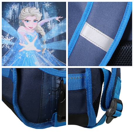 Cartable scolaire primaire la reine des neiges disney Bleu 5 - vertbaudet enfant 