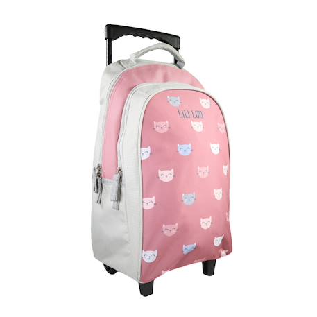 Sac à dos à roulettes lili lou Gris 2 - vertbaudet enfant 