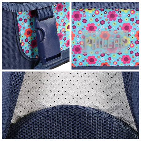 Cartable scolaire primaire  phileas - papillon Bleu 6 - vertbaudet enfant 