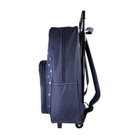 Sac à dos à roulettes lili lou Bleu 3 - vertbaudet enfant 