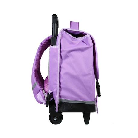 Cartable à roulettes  phileas licorne Violet 3 - vertbaudet enfant 