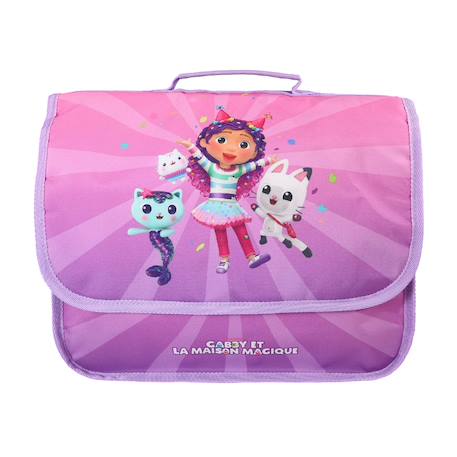 Cartable scolaire maternelle gabby et la maison magique Violet 1 - vertbaudet enfant 