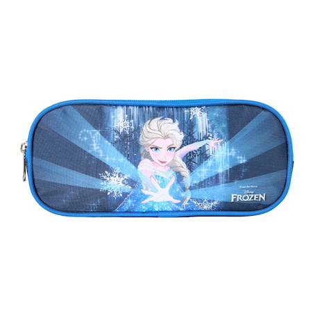 Trousse rectangulaire bleue la reine des neiges Bleu 1 - vertbaudet enfant 