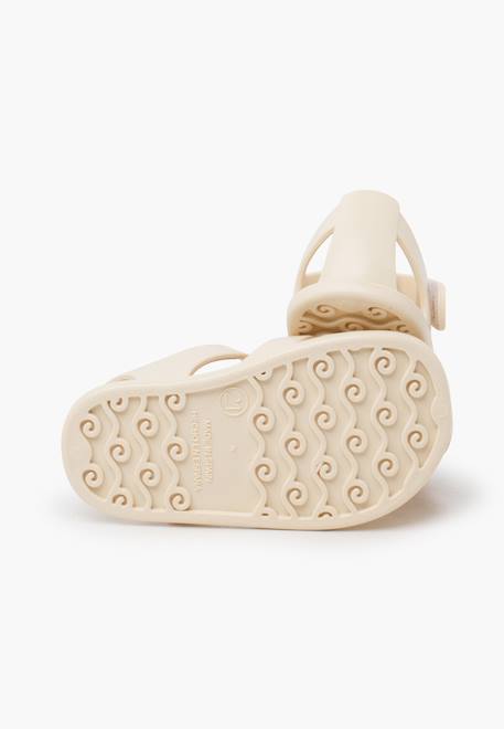 Sandales plastique semelle fine nemo fermeture à scratch Dijon+Ivoire+Menthe+Océan+Rose+Rose pâle+Sable+Sauge 9 - vertbaudet enfant 