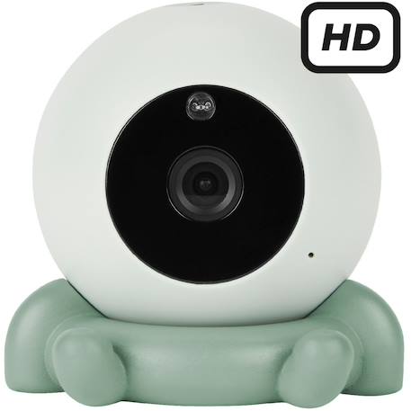 Caméra additionnelle HD Babyphone vidéo Yoo Go+, batterie rechargeable, longue autonomie, faible emission d'ondes Vert d'eau, noir 1 - vertbaudet enfant 