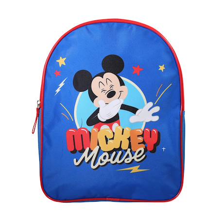 Sac à dos goûter  mickey Bleu 1 - vertbaudet enfant 