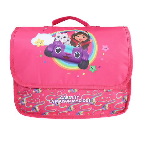 Cartable scolaire maternelle gabby et la maison magique Rose 1 - vertbaudet enfant 