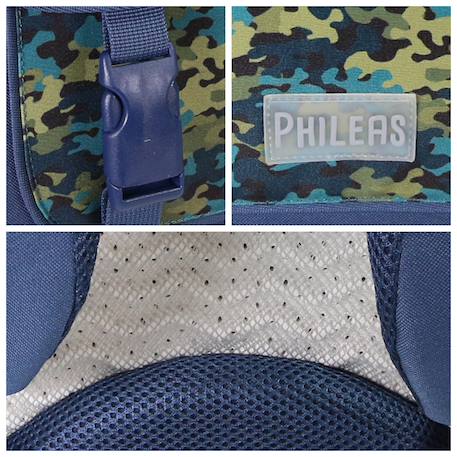 Cartable scolaire primaire  phileas - requins Bleu 6 - vertbaudet enfant 